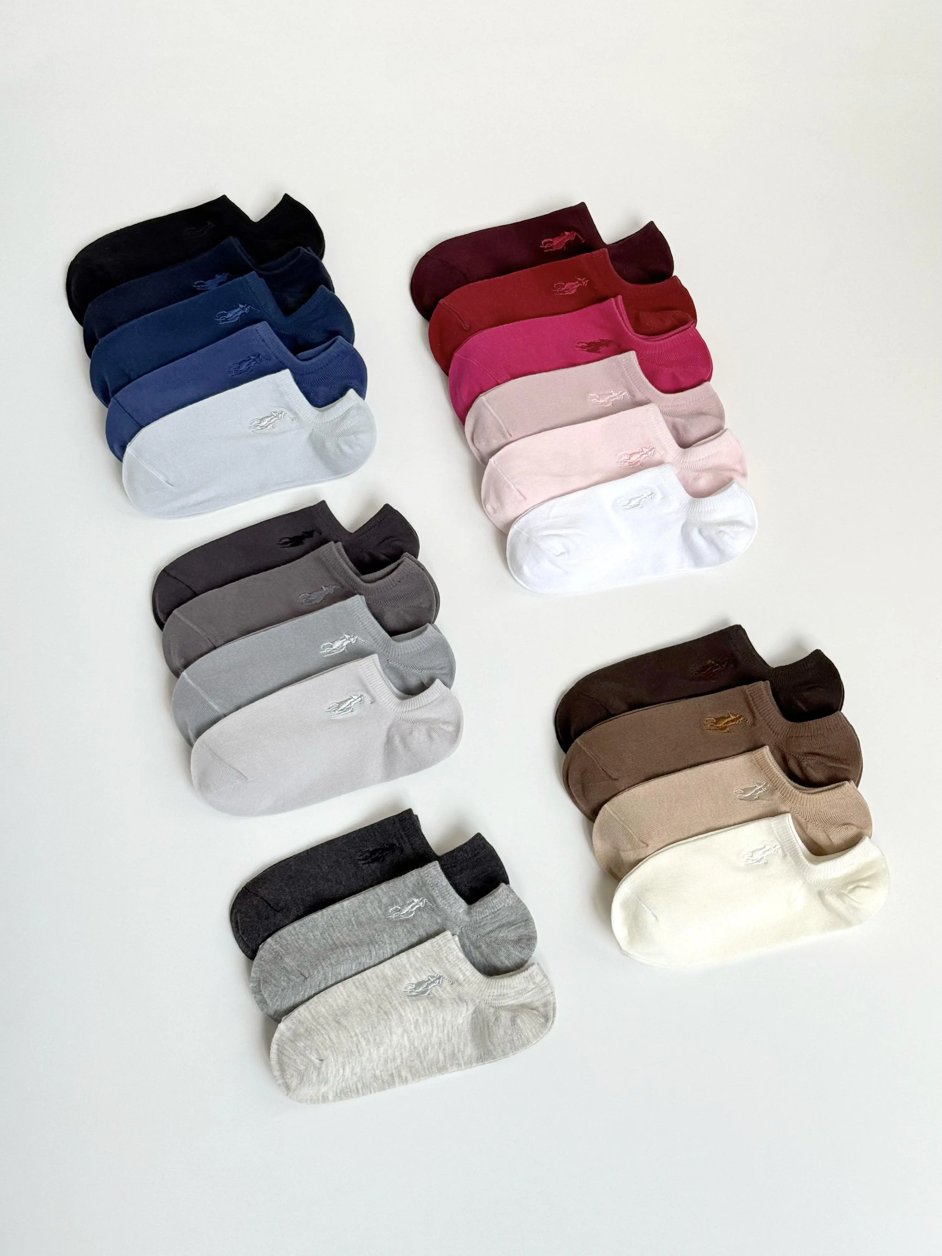 7302-جوراب گلدوزی polo